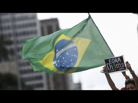 Protesters rally against Brazil's president