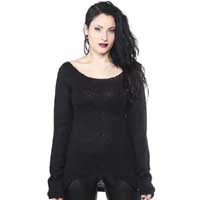 Black Mohair Sweater by Sourpuss - SALE