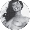 Bettie Page- Topless pin (pin273)