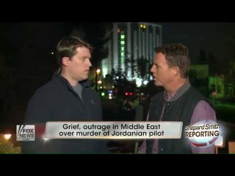 Reaction to murder of Jordanian pilot on streets of Amman