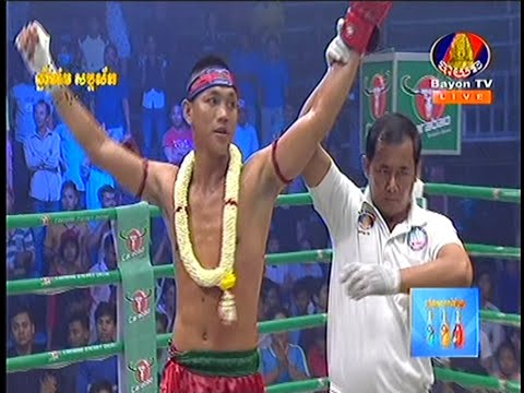 Khmer Boxing, Vong Noy VS Thai, Bayon Tournament Boxing, 12 April 2015