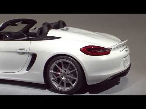 The new Porsche Boxster Spyder: World Premiere in New York