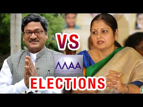 Rajendra Prasad vs Jayasudha - Election heat in Telugu Movie Artists Association (25-03-2015)