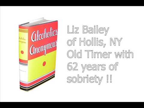 Liz Bailey of Hollis, NY - Old Timer with 62 years of sobriety !!