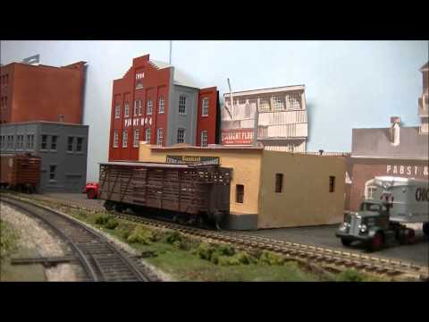 1950'S era CNW HO scale layout tour