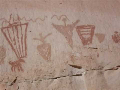 Utah Canyon Lands Ghost Panel Grand Gallery Largest Pictograph in the World