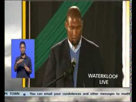 Mandla Mandela at Madiba's send-off at Waterkloof