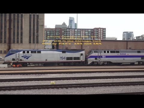 4k Amtrak Empire Builder Train #7 April 30 2014  ac Sony FDR-AX100