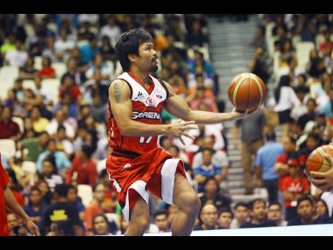 MANNY PACQUIAO VS MARK BARROCA BASKETBALL GAME