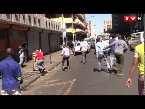 Xenophobic attack in Johannesburg CBD: Watch video