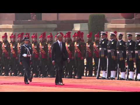 Ceremonial Reception of the President of the United States of America - 25-01-15