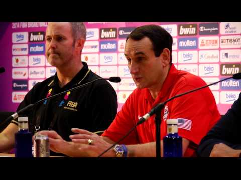 Coach K talks about Team USA's Win over Slovenia