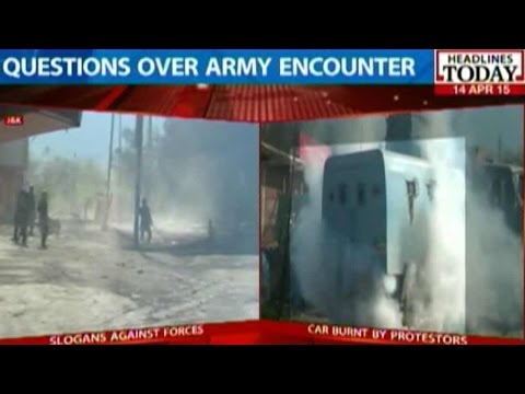 Police And Army Claims In Shooting Of 'Innocent' Man In Kashmir Encounter