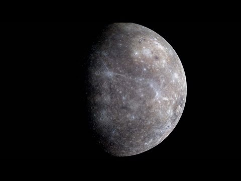 Planet Mercury - from Messenger Space Probe