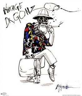 Ralph Steadman Art- Vintage Dr Gonzo poster