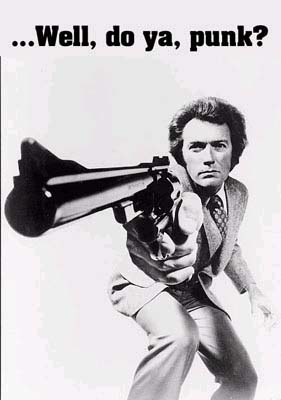 Dirty Harry- Well, Do Ya, Punk? poster (D13)