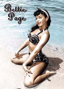 Bettie Page- Bettie In Sand poster