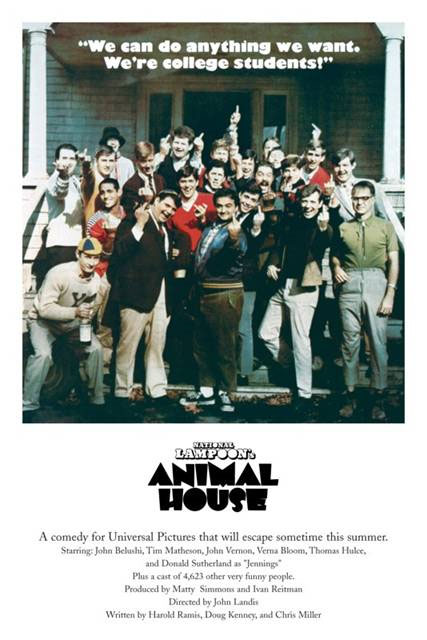 Animal House- We're College Students poster