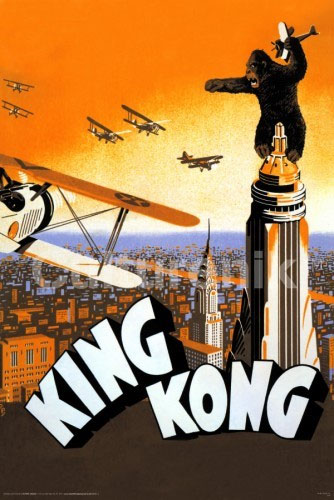 King Kong- Airplane poster