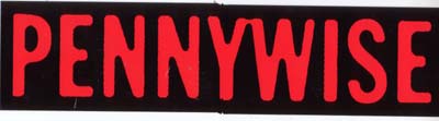 Pennywise- Logo sticker (st652)