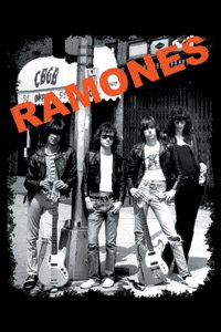 Ramones- Band In Front Of CBGBs magnet