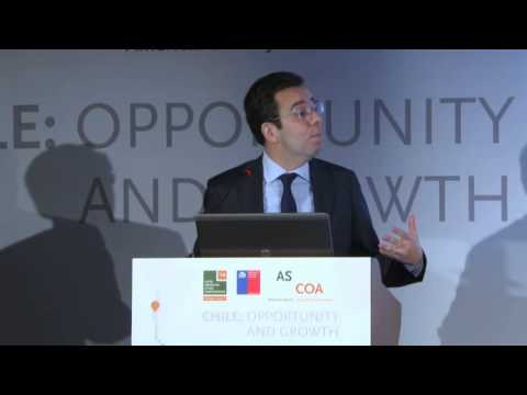 Santiago 2014: Luis Felipe Céspedes, Chile's Minister of Economy, Development, and Tourism