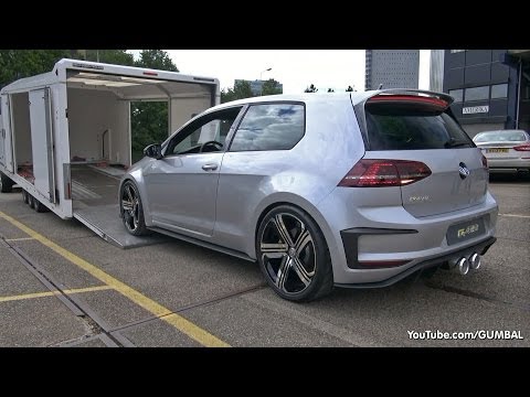 2015 Volkswagen Golf VII R400 Concept: - Start up, Exhaust Sounds & More!