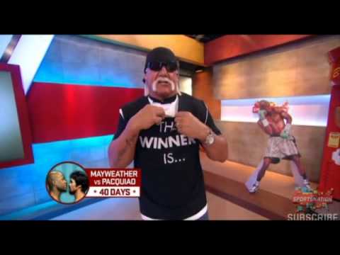 Sportsnation | Manny Pacquiao Vs Floyd Mayweather | Hulk Hogan Predict | ESPN Boxing | ESPN Sports