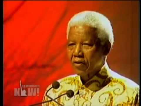 Nelson Mandela Blames US America For War in Irak 2003 Jan 30 Speech