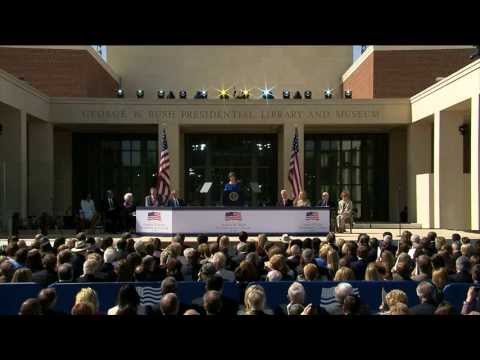 The George W. Bush Presidential Center Dedication Ceremony