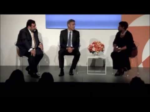 George Clooney Armenian Genocide and 100 Lives Project with Ruben Vardanian