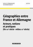 Géographies entre France et Allemagne