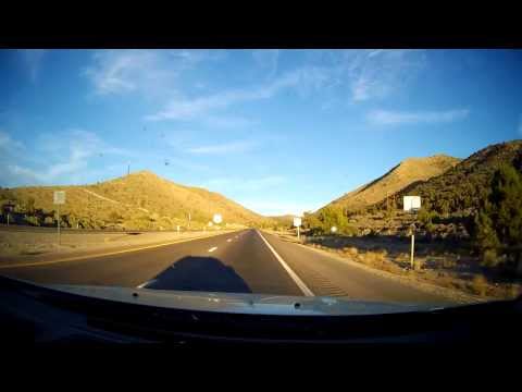 Driving from Death Valley to Las Vegas - HD Timelapse