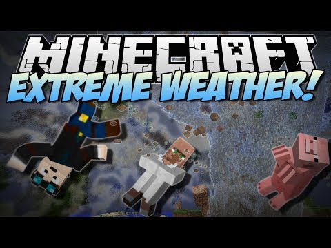 Minecraft | EXTREME WEATHER! (Tornadoes, Giant Waves & More!) | Mod Showcase