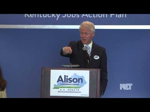 Former Pres. Bill Clinton Campaigns for Alison Lundergan Grimes I KET