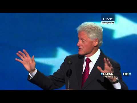 Bill Clinton speaks at the 2012 DNC (C-SPAN) - Full Speech