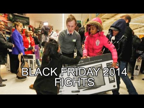 Black Friday Fight 2014 COMPILATION: Walmart + Tesco MADNESS, television haul, lingerie brawl