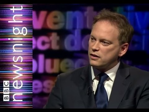 Evan Davis v Grant Shapps - Newsnight