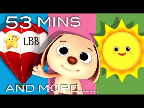 Mr Sun | Plus Lots More Children's Songs | 53 Minutes Compilation from LittleBabyBum!