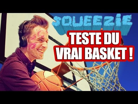 Squeezie teste du vrai basket !