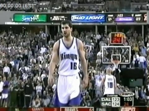 Peja Stojakovic [39 pts] VS Dirk Nowitzki [25 pts] & Steve Nash [31 pts] - 2003