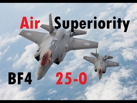 BF4 Air Superiority Jet Gameplay | 25-0 in 10 minutes - Dragon Pass | Turbopummel