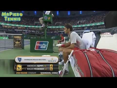 Roger Federer vs Andreas Seppi ~ Full Highlights ~ Shanghai Rolex Masters 2013