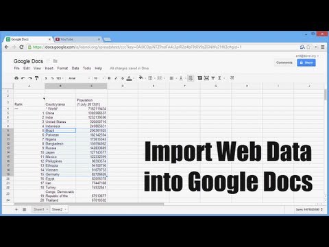 Import HTML in Google Docs