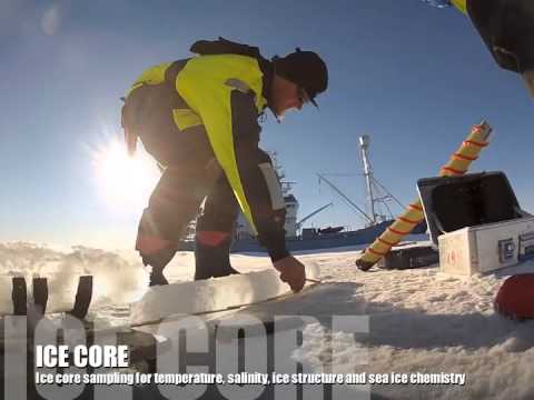 Researchers from the Fram Centre in the Fram Strait with R/V Lance 2012