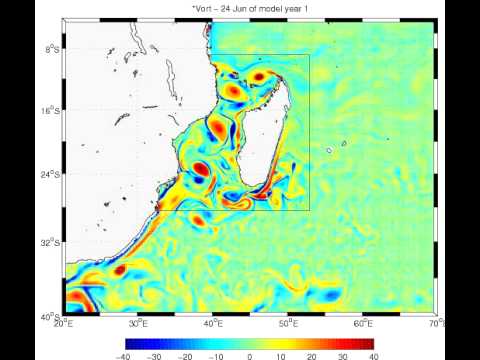 Vorticity Mozambique Channel