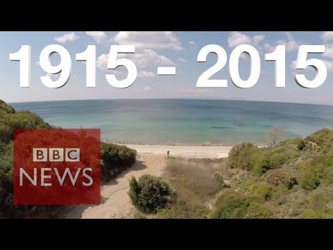 Gallipoli: Drone video of WWI battlefield - BBC News