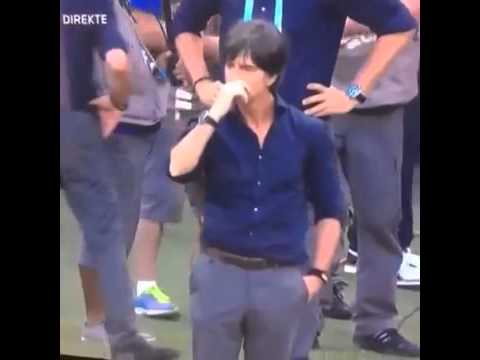 Joachim Löw picks nose and shakes hand Ronaldo!   Germany   Portugal   World Cup 2014 HD