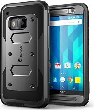 HTC One M9 Case, [Armorbox] i-Blason HTC One Hima M9 built in [Screen Protector] [Full body] [Heavy Duty Protection ] Shock Reduction[Bumper Corner] (Black)