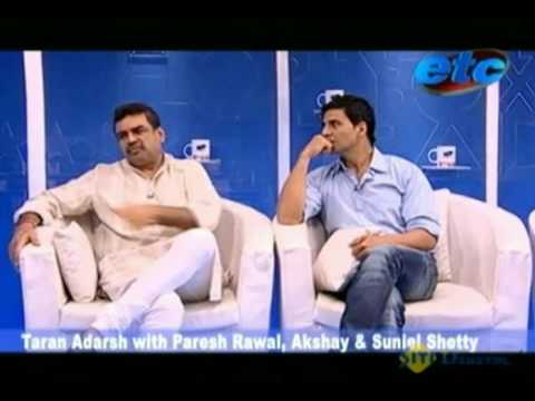 Taran Adarsh With Paresh Rawal Akshay & Suniel Shetty_Part 1